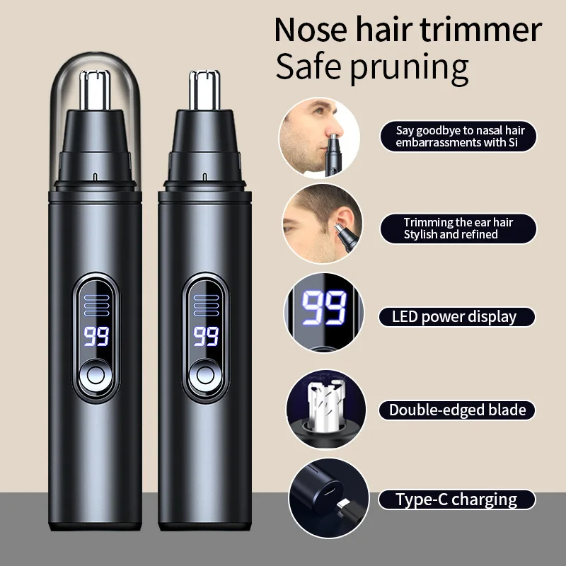 Men'S Grooming Salon - Mini Pocket Nose Hair Trimmer Painless