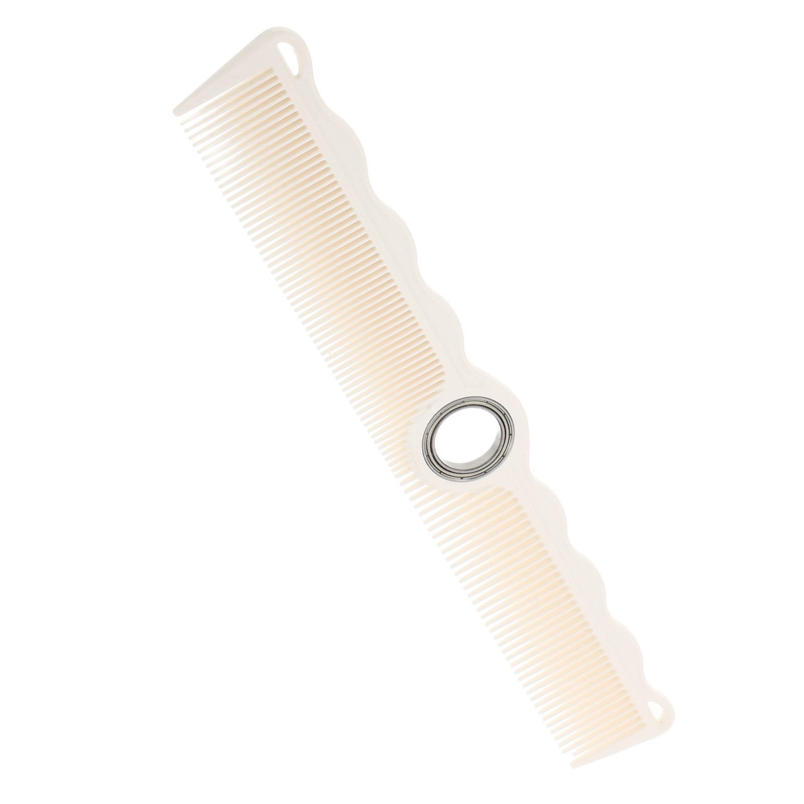 Comb Fine Tooth - Rotating Pin Barber Comb Ergonomic Rotatable