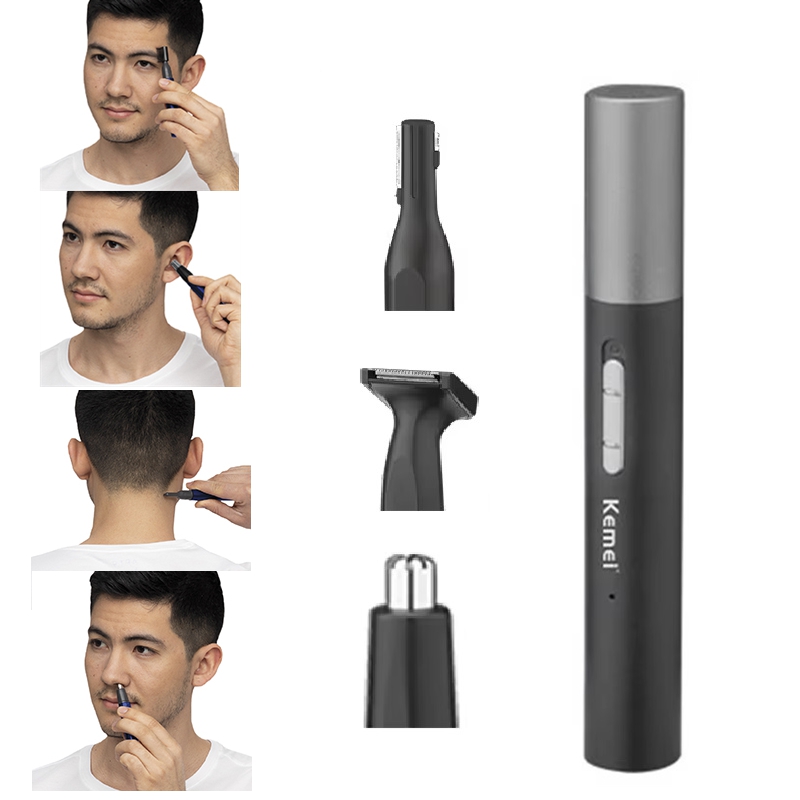 Men'S Grooming Salon - Kemei Pro Rechargeable Nose Hair Trimmer
