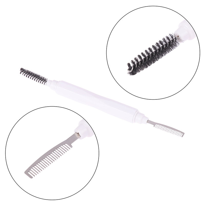 Comb Fine Tooth - New Double Headed Eyebrow And Eyelash