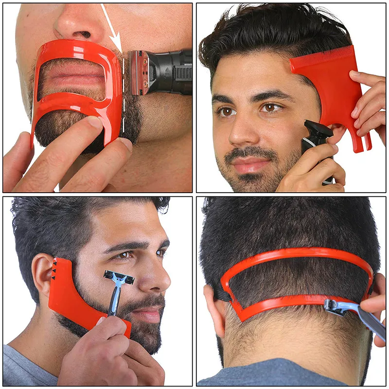 2/4Pcs Men's Beard Combs Hair  - đánh giá và giá Men'S Grooming Salon