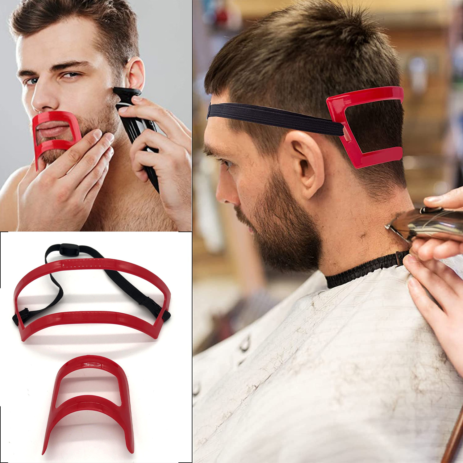 2/4Pcs Men's Beard Combs Hair  - đánh giá và giá Men'S Grooming Salon