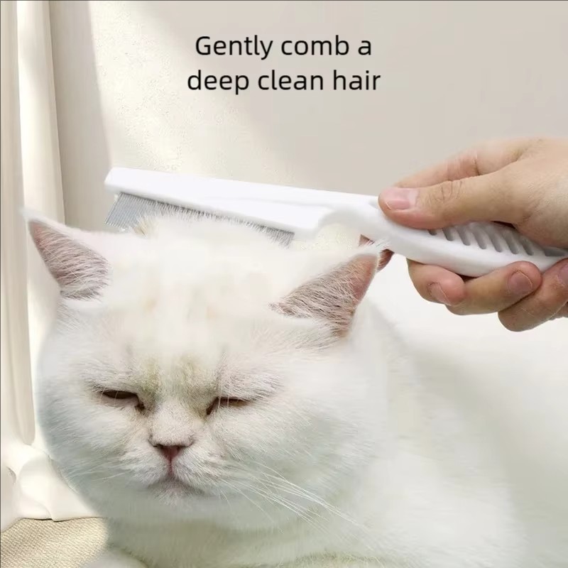1Pcs Pet Tear Stain & Flea Com - đánh giá và giá Comb Fine Tooth
