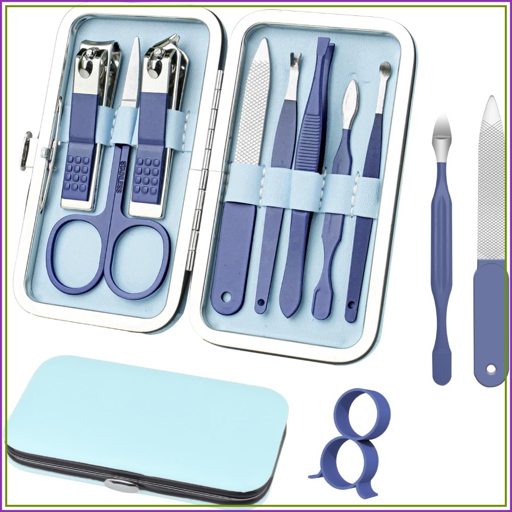 8 in 1 Manicure Set, Professio - đánh giá và giá Nail Care Kit Mens