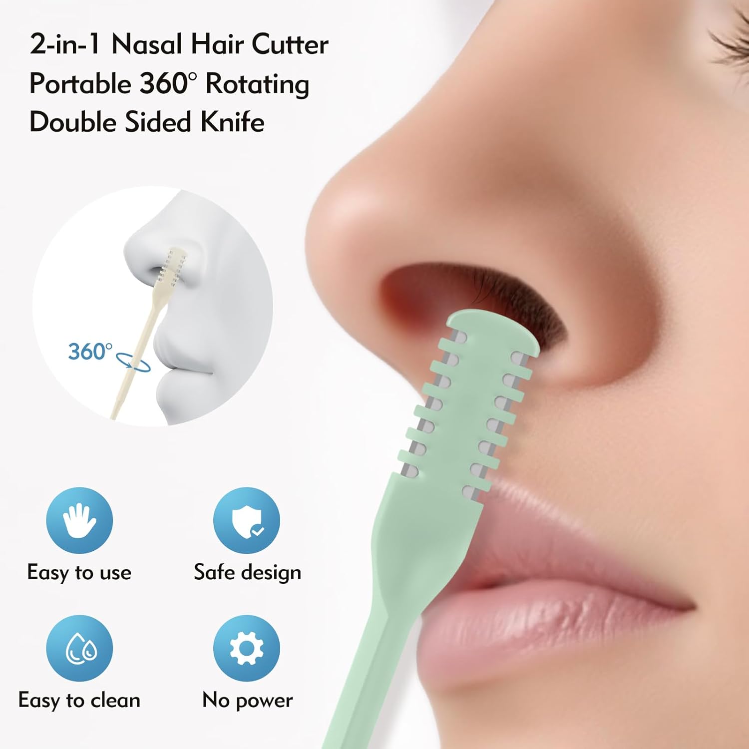 5/20/50Pcs 2-in-1 Nasal Cutter - đánh giá và giá Men'S Grooming Salon
