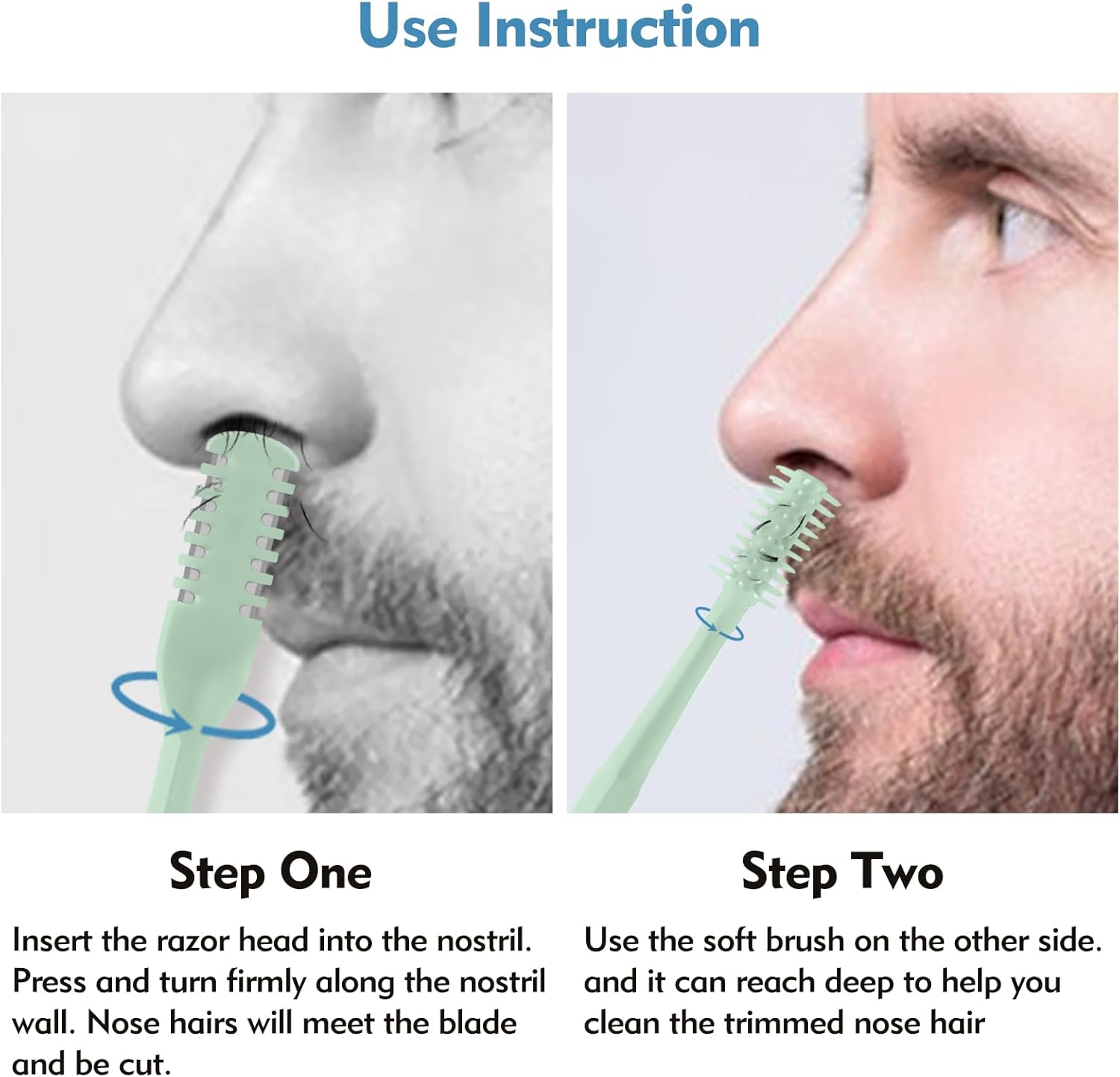 5/20/50Pcs 2-in-1 Nasal Cutter - đánh giá và giá Men'S Grooming Salon