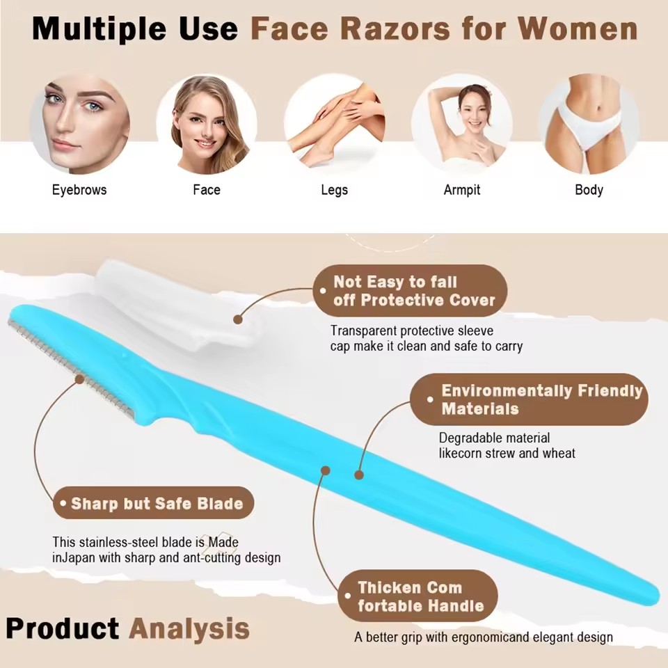 5/10/30/40pcsbrow Razor and Fa - đánh giá và giá Men'S Grooming Salon