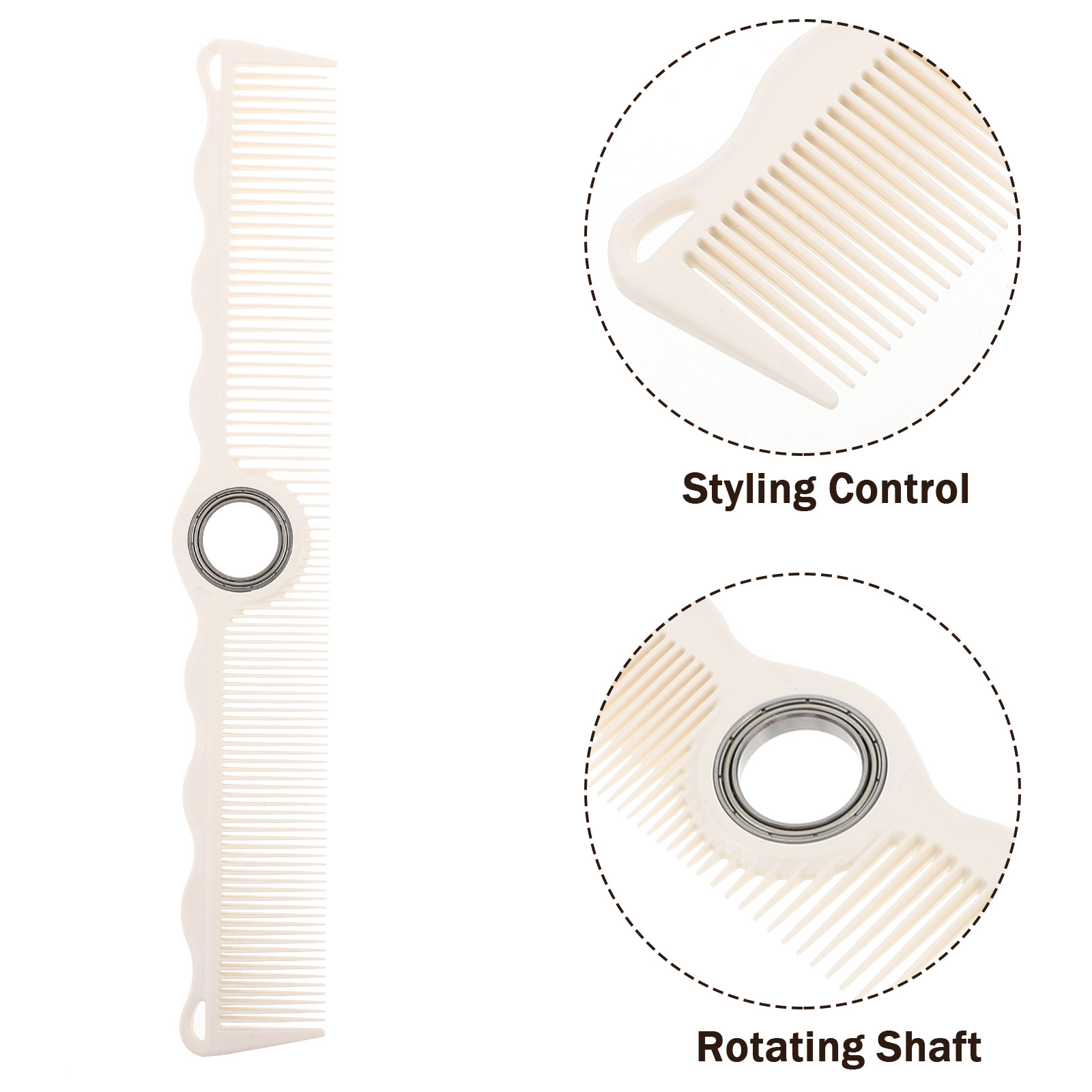 Rotating Pin Barber Comb Ergon - đánh giá và giá Comb Fine Tooth