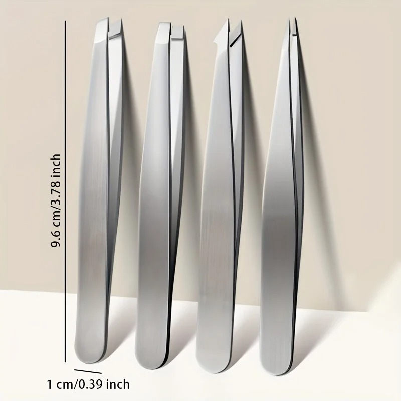 4 Pieces Professional Tweezers - đánh giá và giá Mens Grooming Treatment