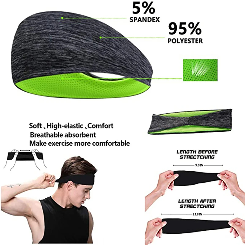 3PCS Sweatband for Men Women E - đánh giá và giá Men'S Grooming Tape
