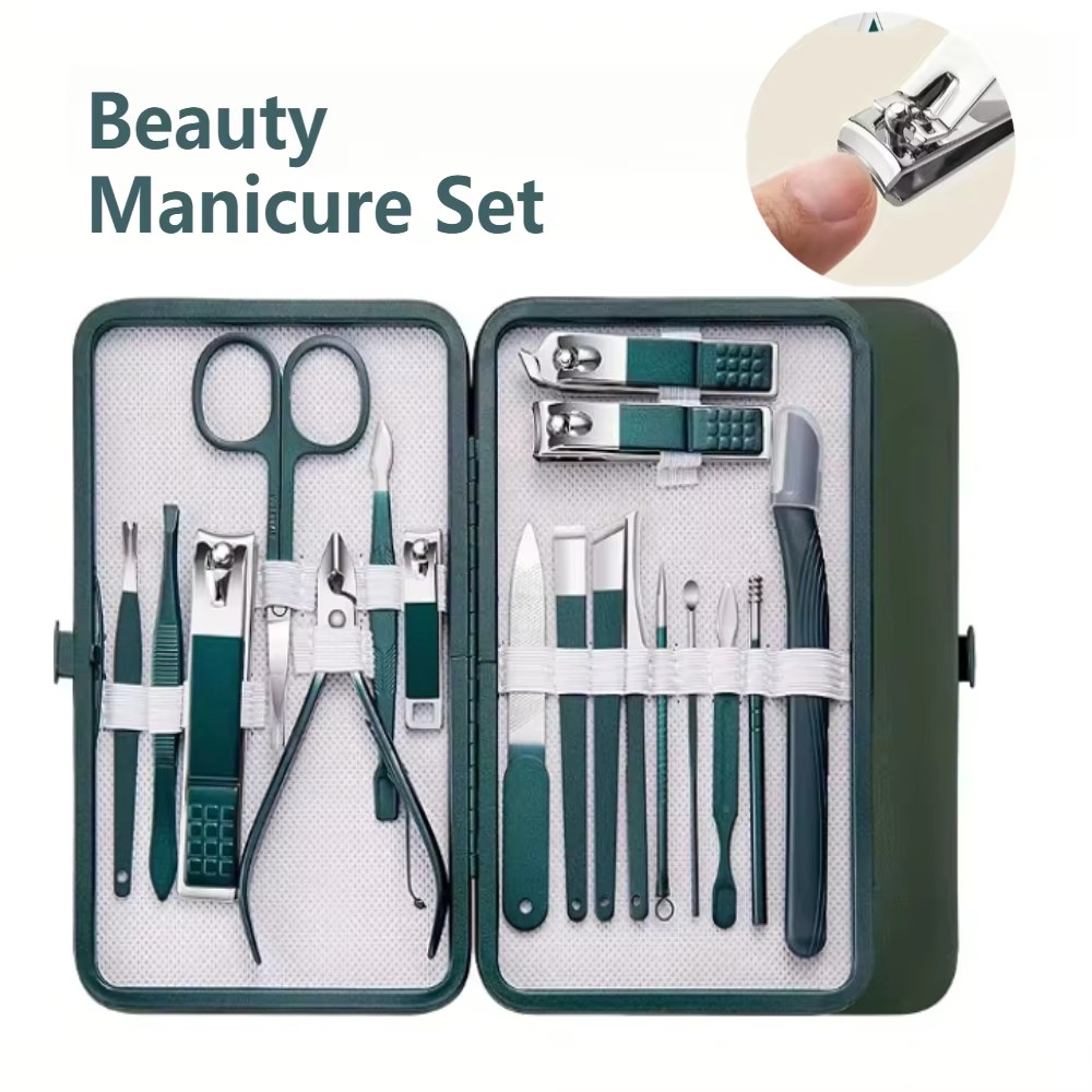 4/7/10/12/18 Pcs Manicure Set  - đánh giá và giá Nail Care Kit Mens