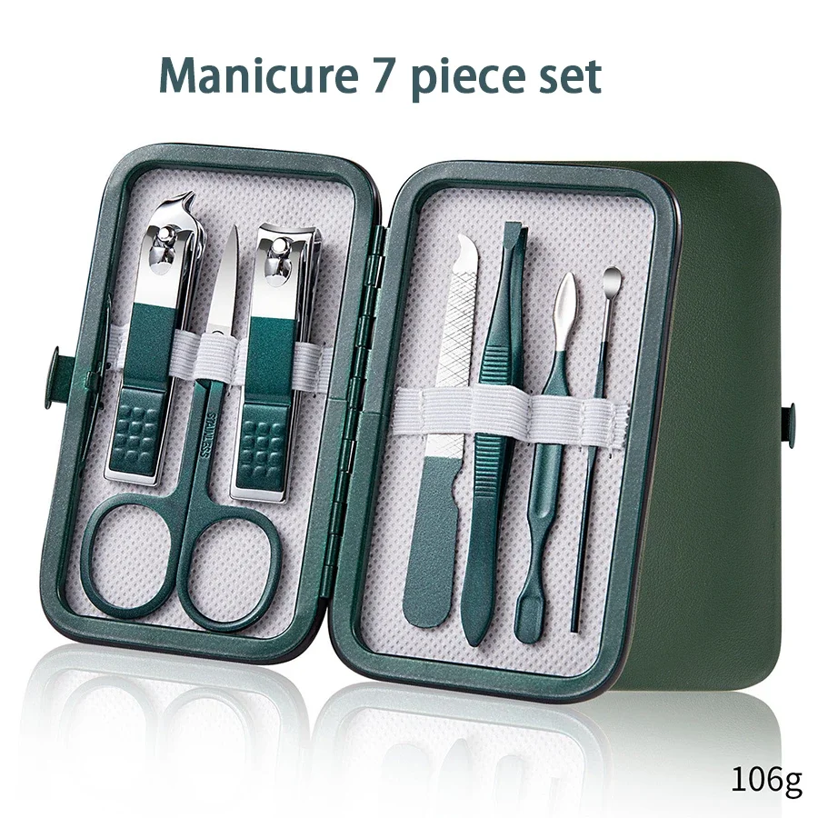 4/7/10/12/18 Pcs Manicure Set  - đánh giá và giá Nail Care Kit Mens