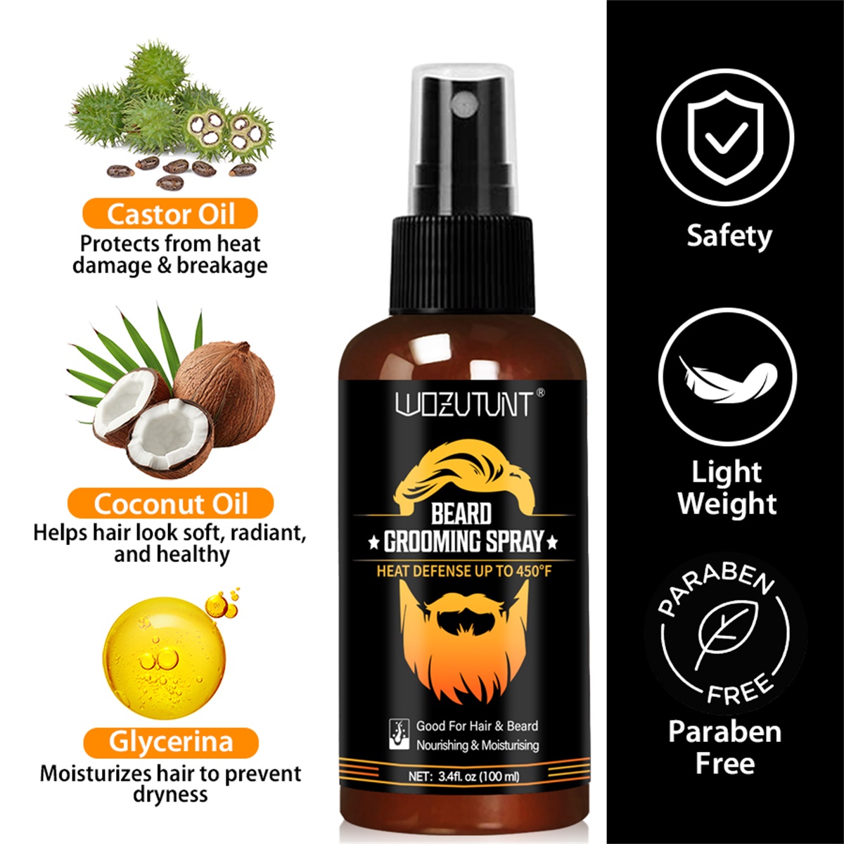 Beard Grooming Spray Protect H - đánh giá và giá Mens Grooming Treatment