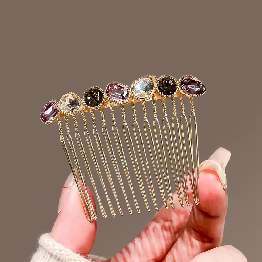 Vintage Multicolor Gemstone Ha - đánh giá và giá Comb Fine Tooth