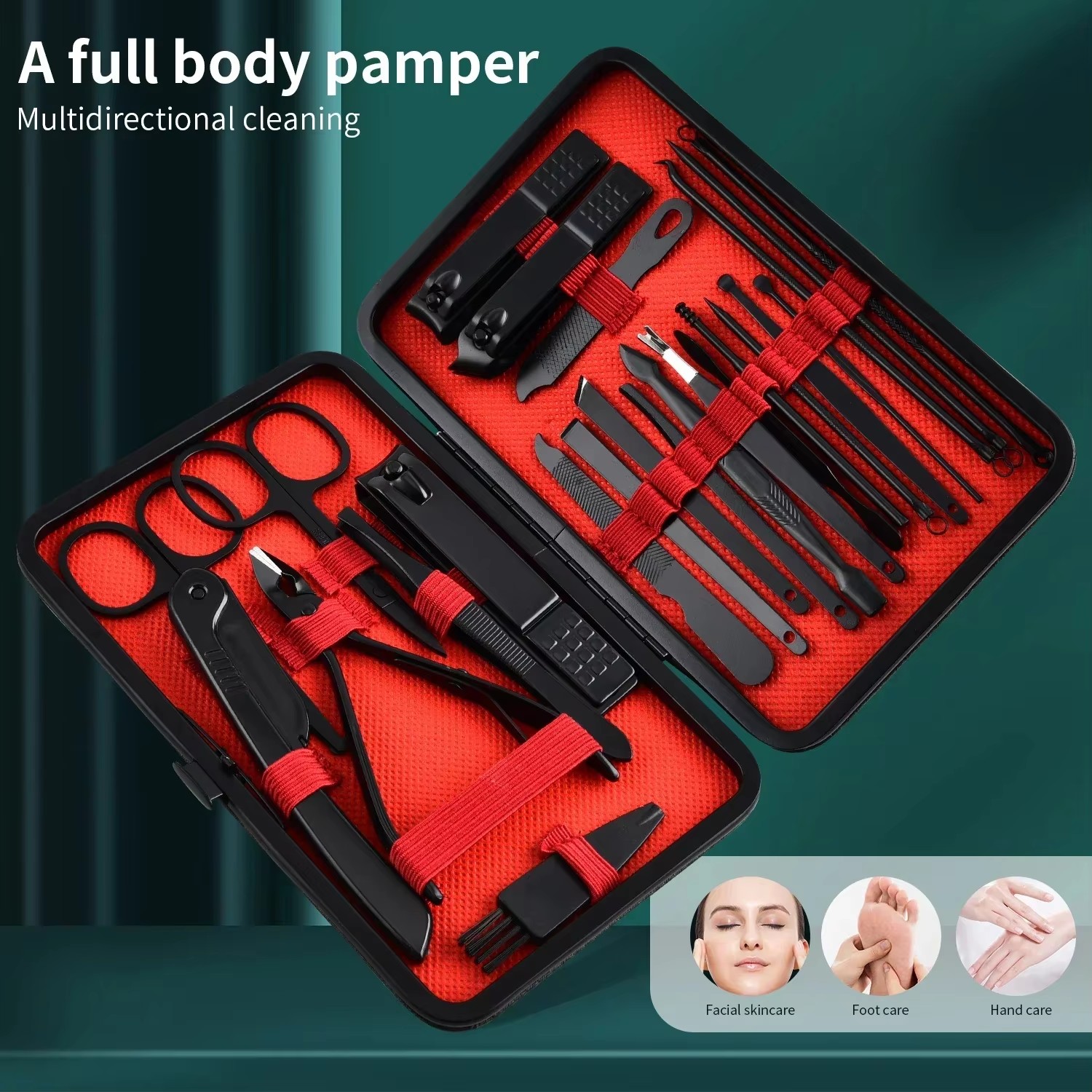 7-24pcs Professional Nail Clip - đánh giá và giá Nail Care Kit Mens