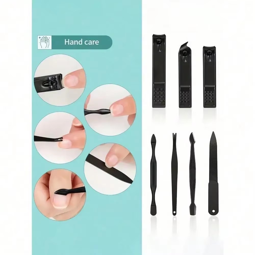 7-24pcs Professional Nail Clip - đánh giá và giá Nail Care Kit Mens