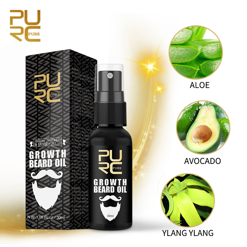 PURC Beard Growth Oil for Men  - đánh giá và giá Mens Grooming Treatment