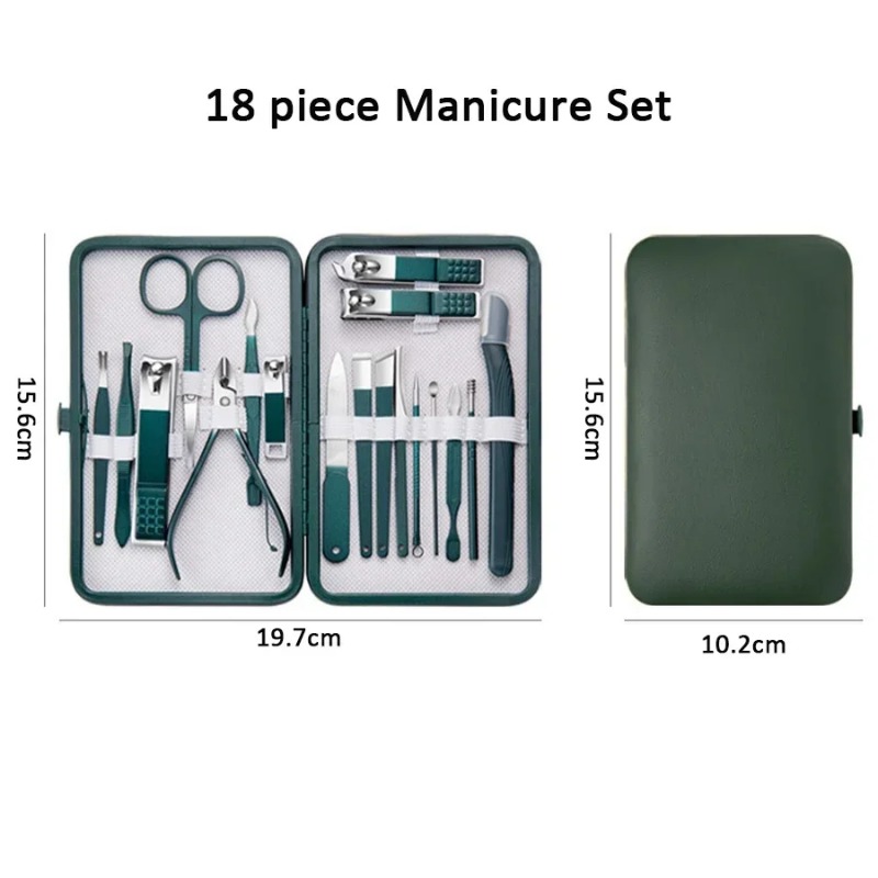 Manicure Set Nail Clippers Kit - đánh giá và giá Nail Care Kit Mens