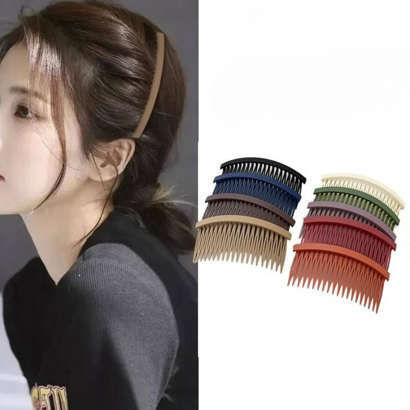 Solod Color Plastic Side Hair  - đánh giá và giá Comb Fine Tooth