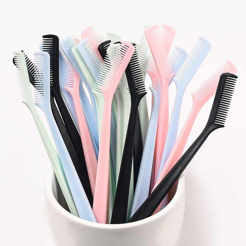 25pcs Multicolor Mini Eyebrow  - đánh giá và giá Comb Fine Tooth