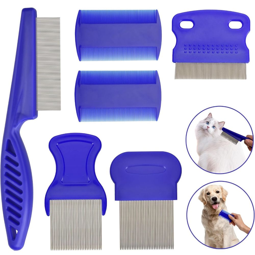 6Pcs/Set ABS Flea Comb Set Fin - đánh giá và giá Comb Fine Tooth
