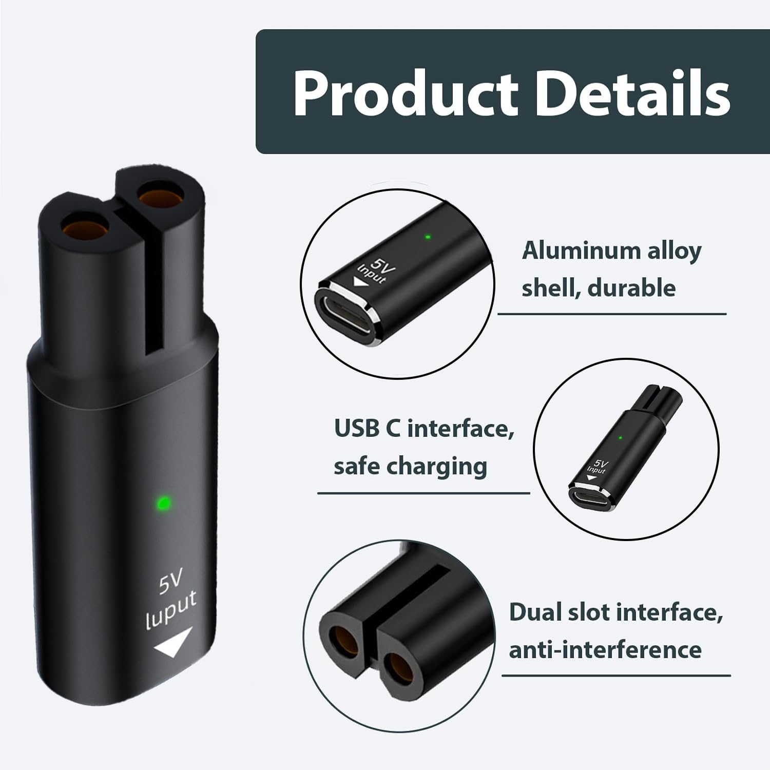 5V 15V USB Type C Charging Ada - đánh giá và giá Men'S Grooming Salon